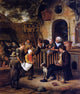 Jan Steen The Little Alms Collector, 20"x25" Gallery Wrapped Canvas Print