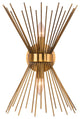 2 Light Starburst Wall Sconce