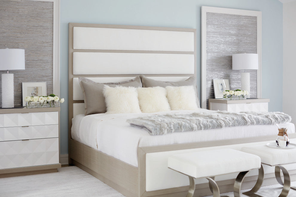 Bernhardt Axiom Upholstered Panel Bed, King
