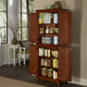 Homestyles Arts & Crafts Wood Pantry in Brown