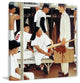 "The Rookie" Painting Print on Canvas by Norman Rockwell