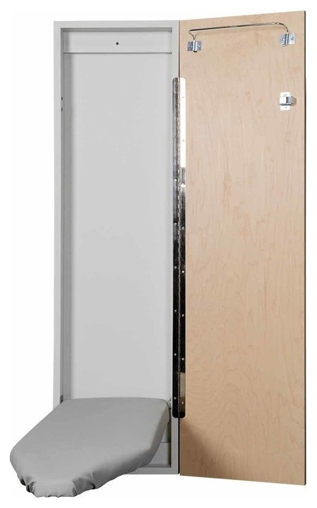 Economy Surface or Flush Mount Ironing Center, Flat White Door