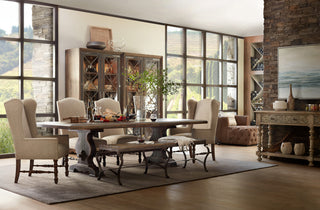 Bandera 86" Table With 2-18" Leaves
