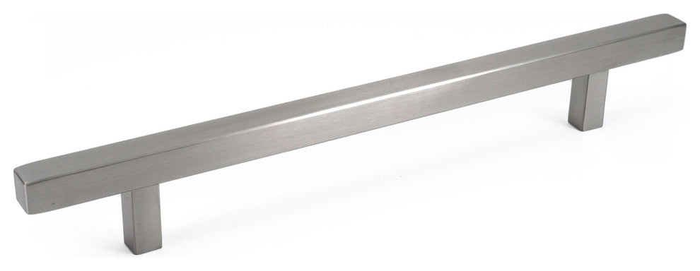 Celeste Pi Square Bar Pull Cabinet Handle Brushed Nickel Stainless, 7"x10"