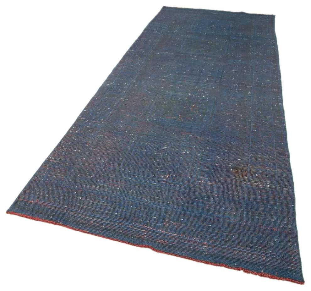 Rug N Carpet - Handwoven Turkish 4' 6" x 11' 8" Contemporary Runner Rug