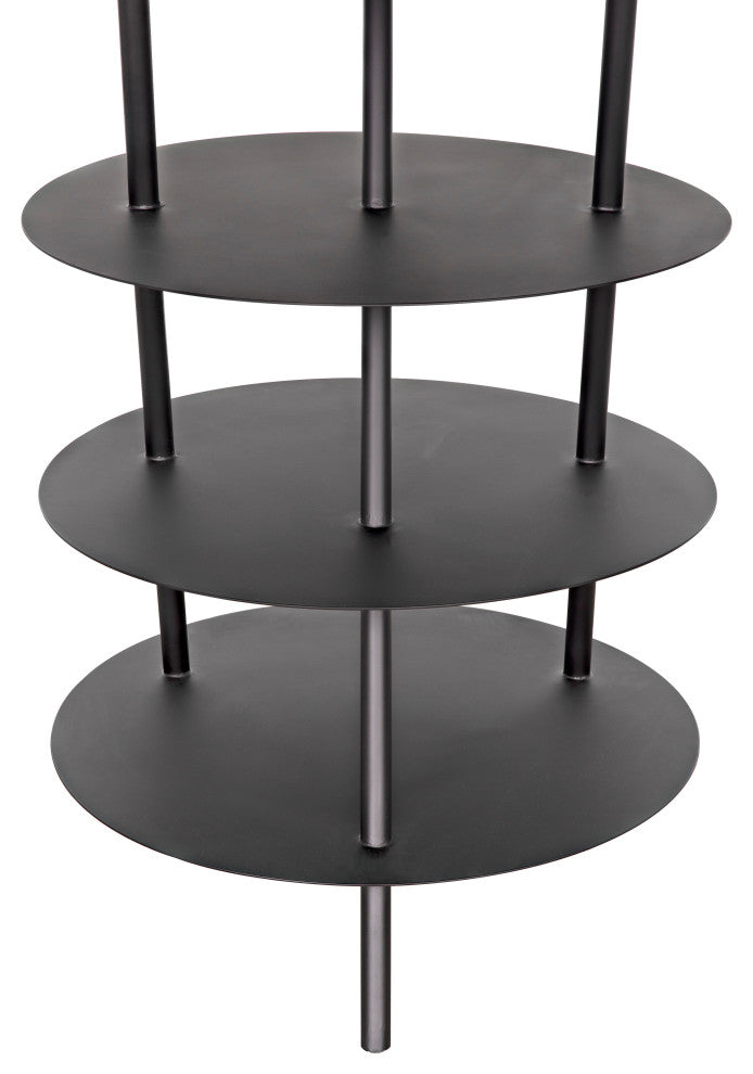 NOIR Furniture Gautama Shelf, Black Metal GBCS242MTB