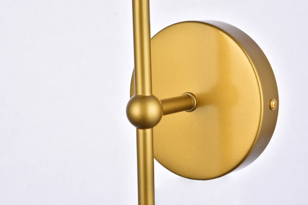 Kayla 1-Light Brass Wall Sconce