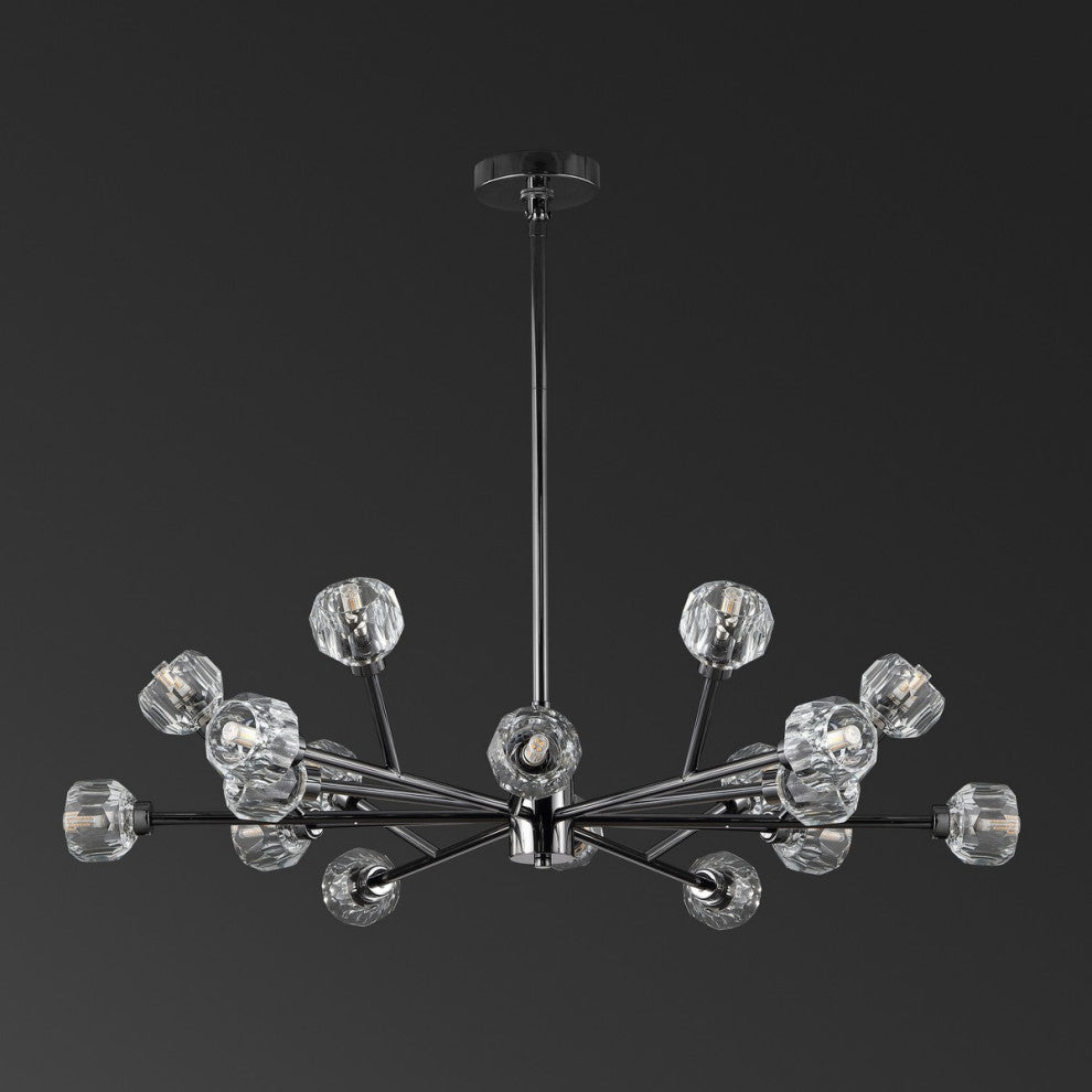 Safavieh Couture Breyer Crstal Chandelier Black