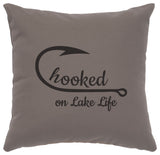 Image Pillow 16x16 Hooked Cotton Chrome