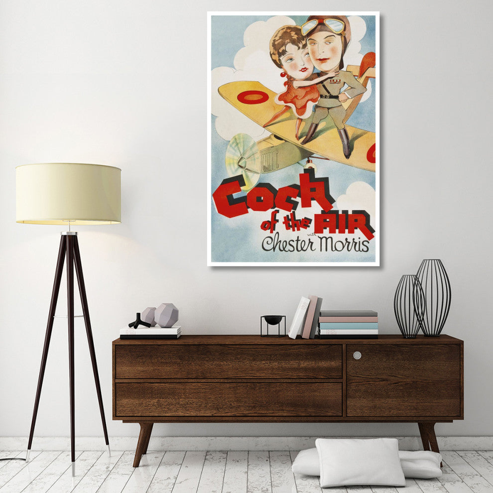 "Vintage Film Posters: Cock of the Air" Paper Art, 42"x62"