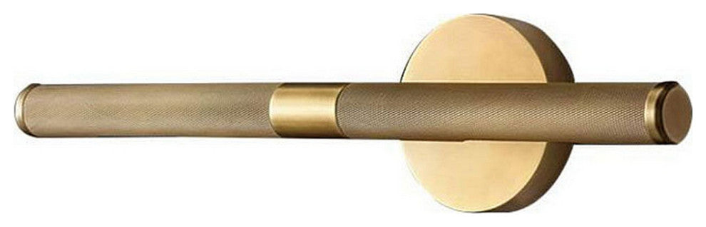 Modern Wall Lamp in the Futuristic Style for Bathroom, Bedroom, Golden, Warm Light
