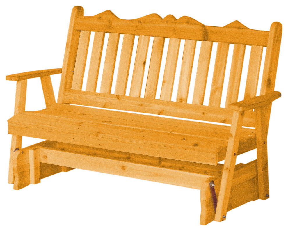 Cedar Royal English Glider, Natural Stain, 6 Foot