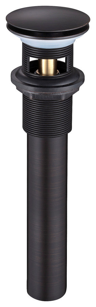 HEATGENE Bathroom Sink Drain, Pop Up Drain, Venetian Bronze, With Overflow