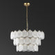 Safavieh Couture Gutierrez 3 Tier Glass Chandelier Gold