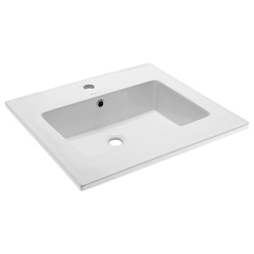 Voltaire 25 Vanity Top Sink With Single Faucet Hole