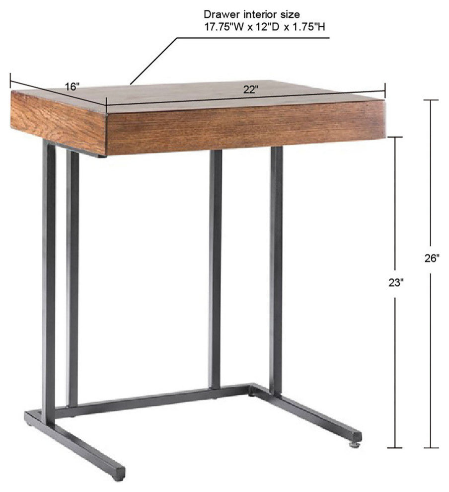 INK+IVY Wynn Pull Up Table, Beige