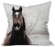 Deny Designs Chelsea Victoria Dark Horse Throw Pillow, 26"x26"