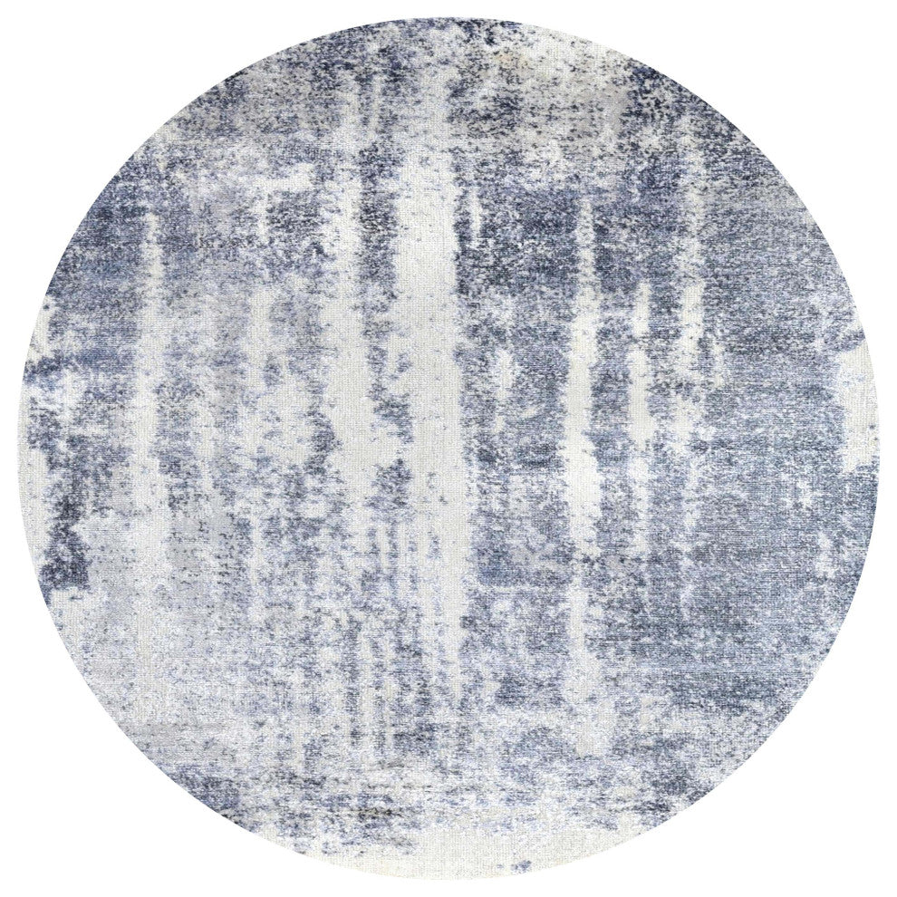 Ahgly Company Indoor Round Mid-Century Modern Area Rugs, 5' Round