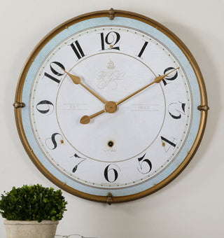 Uttermost - 06091 - Wall Clock - Torriana - Antiqued Gold