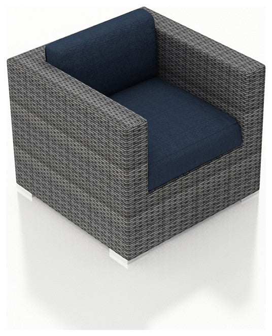 District 3 Piece Club Chair Set, Spectrum Indigo