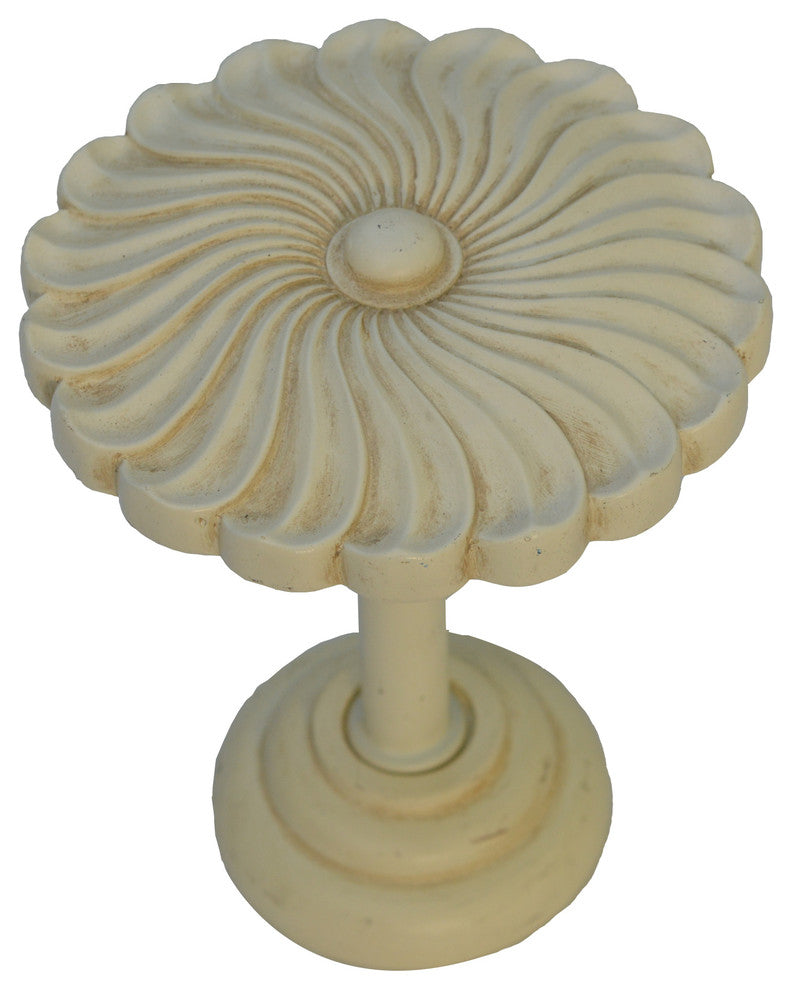 Urbanest Sierra Drapery Medallion, Ivory, Set of 1