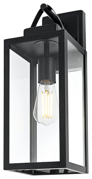 Home Living 6" Outdoor Wall Sconce, Black