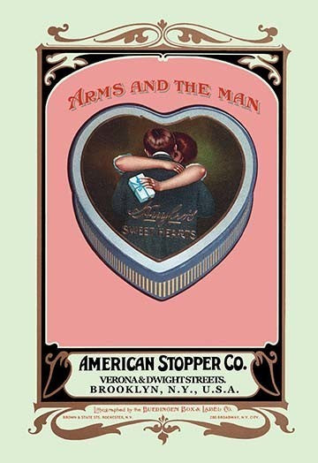 Arms and The Man - Tin - Fine Art Giclee Print 24" x 36"