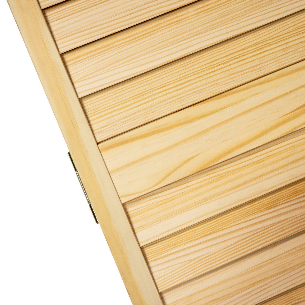 Bi-fold Door Plantation Louver-Louver Solid Core Unfinished 80"x28"