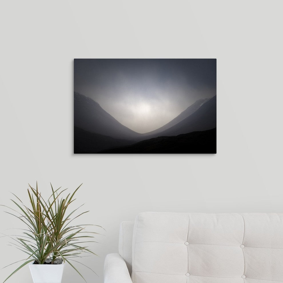 "Mountain Light" Wrapped Canvas Art Print, 24"x16"x1.5"