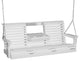 Poly Plain Porch Swing, White, 5 Foot