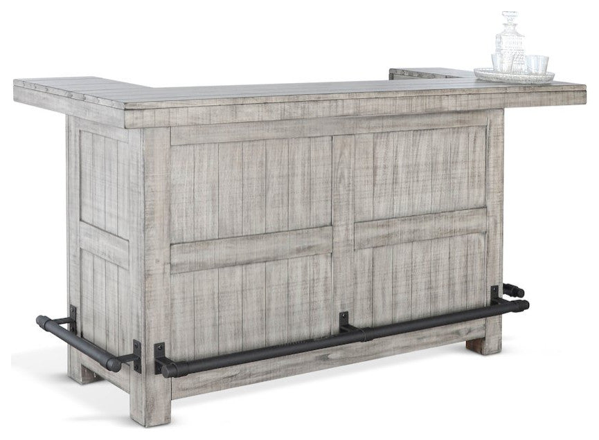 Sunny Designs 80 Traditional Wood Home Bar