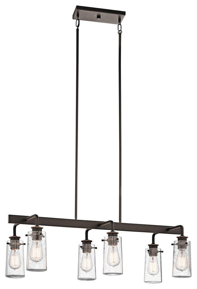 Kichler Braelyn Six Light Linear Chandelier 43059OZ