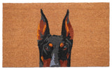 Calloway Mills Black Doberman Doormat, 24"x36"