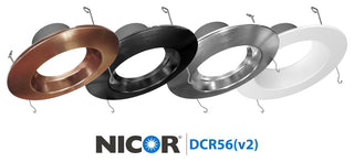 DCR56(v2) Nickel High-Output LED Recessed Downlight, 5000K
