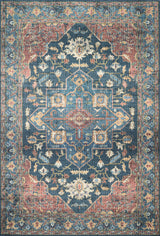 Loloi II Skye SKY-08 Denim/Brick Area Rug