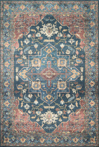 Loloi II Skye SKY-08 Denim/Brick Area Rug