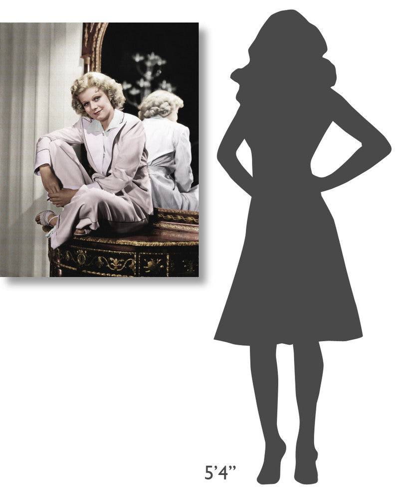 "Jean Harlow" Stretched Canvas Giclee by Hollywood Photo Archive, 28x36"