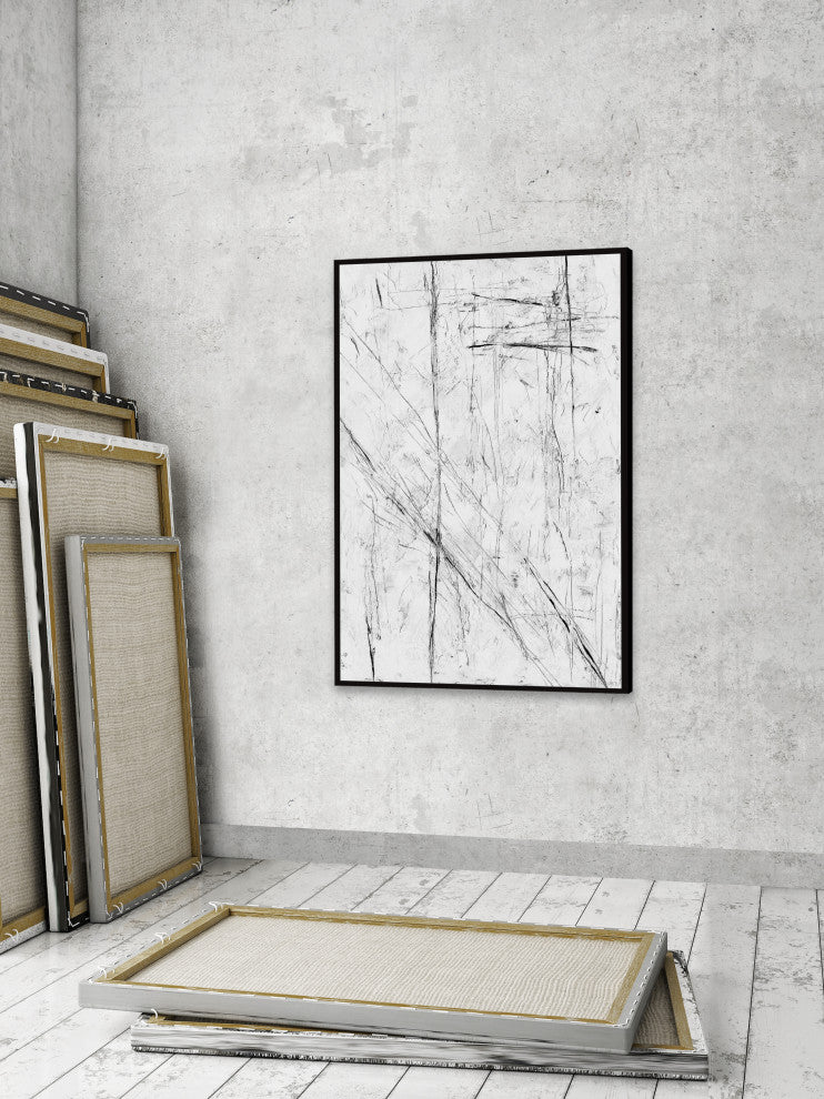 "Irresistible Desire" Floater Framed Painting Print on Canvas