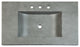 42" Single Bathroom Cement Vanity Top with Sink