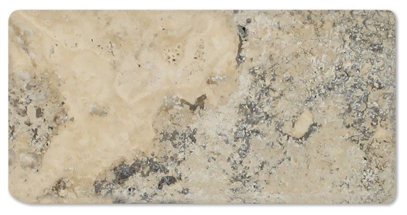 3 X 6 Philadelphia Travertine Tumbled Subway Brick Field Tile
