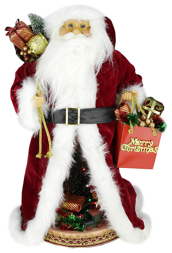 20" Battery Operated Musical Santa