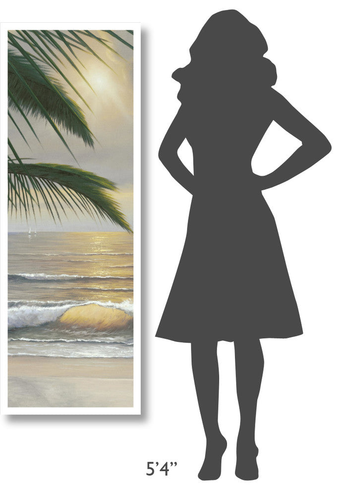 "Paradiso Panel II" Digital Paper Print by Diane Romanello, 20"x56"