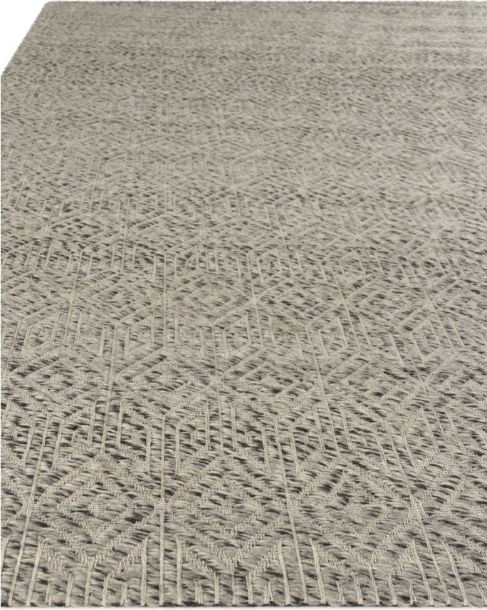 Exquisite Rugs, Woven Earth, Silver, 12''x15''