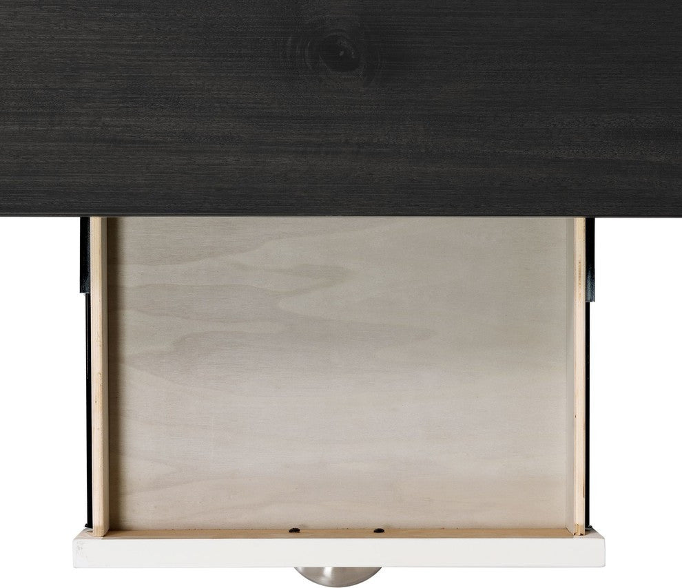 Picket House Furnishings Jamison Two Tone Dining Table with Storage, Counter Hei