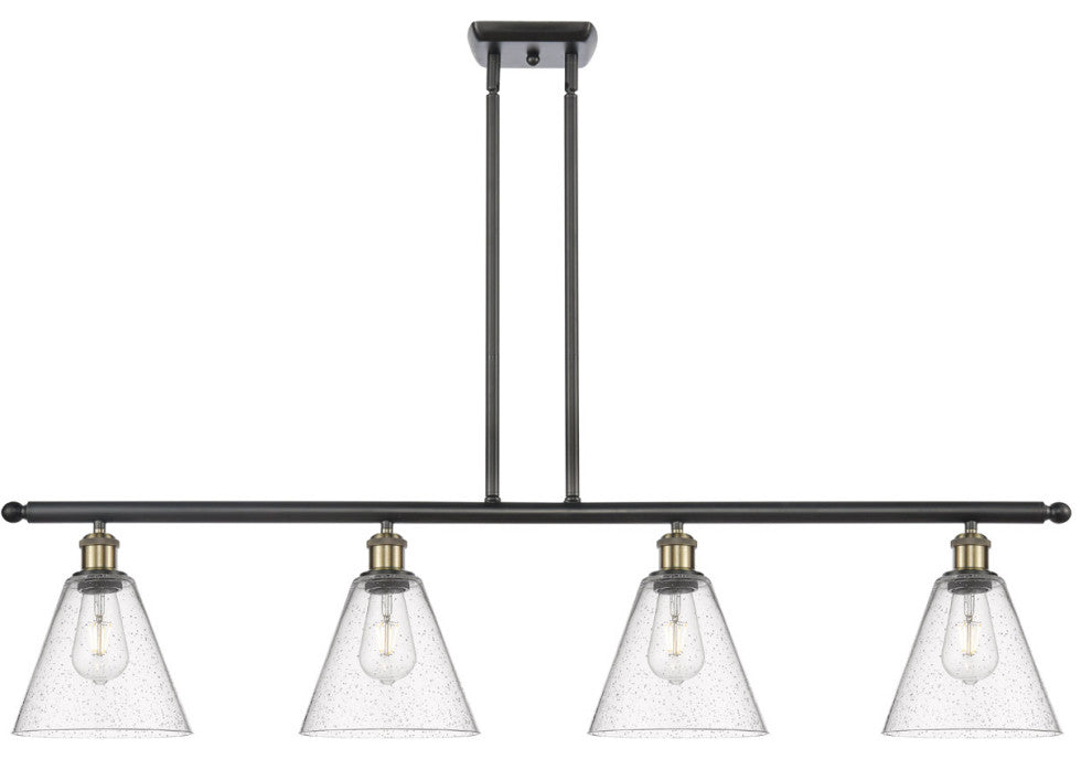 Innovations 516-4I-BAB-GBC-84-LED 4 Light Island Light, Black Antique Brass