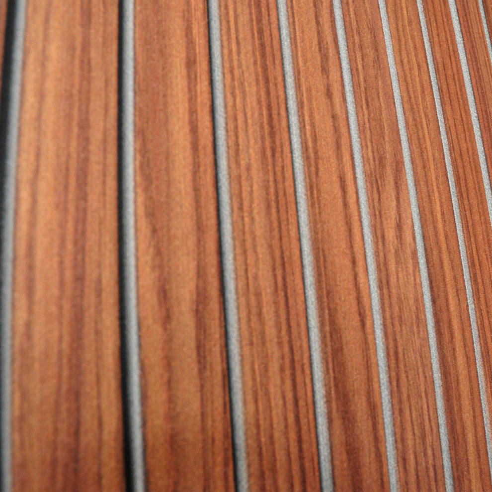 Faux Wood 3D Wall Panels, Auburn, Set of 10, Covers 54 sq ft