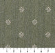 Green And Beige Leaves Country Tweed Upholstery Fabric By The Yard