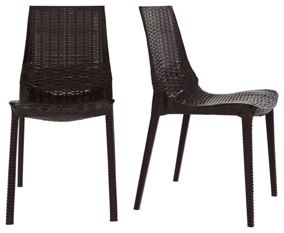 Lumina 3-Piece Bistro Set, Brown