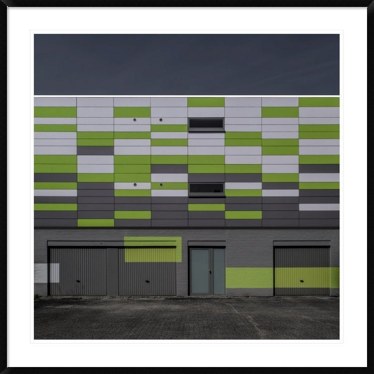 "Geometry" Framed Digital Print by Luc Vangindertael (laGrange), 44x44"