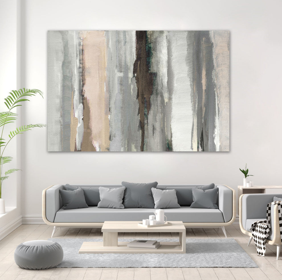 Neutral Splendid Sky Abstract - 72 x 48 by Lanie Loreth